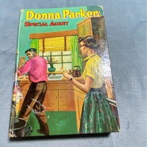 Vintage 1957 Donna Parker Special Agent Whitman Hardcover Illustrated Novel